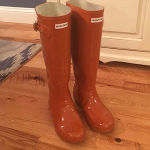 Hunter Original Gloss Boot Size 9